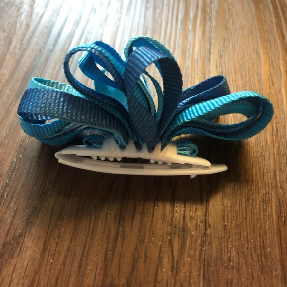 Girl’s Single Vintage Gymboree Pool Party Curly Loop Barrette Blue - Picture 3 of 6